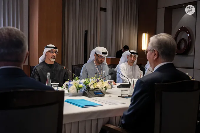 Crown Prince of Abu Dhabi meets President of Kazakhstan on sidelines of BRICS Summit