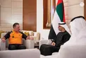 Khaled bin Mohamed bin Zayed meets McLaren Racing CEO