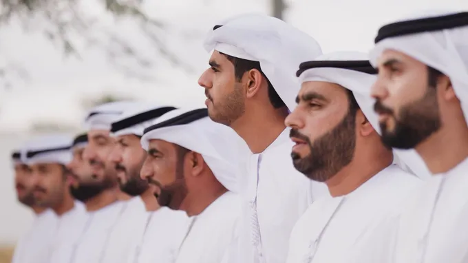 Mohammed bin Hamdan bin Zayed attends Zayed Khalifa Al Mehairbi wedding reception