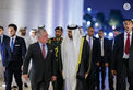 Theyab bin Mohamed bin Zayed receives King of Jordan at Wahat Al Karama