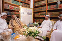 Hazza bin Zayed visits Ahmed Khalifa Al Suwaidi and exchanges Ramadan greetings