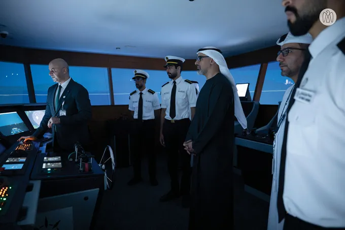 Khaled bin Mohamed bin Zayed tours new headquarters of Abu Dhabi Maritime Academy