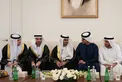Hazza bin Zayed attends Al Seiari weddings in Abu Dhabi
