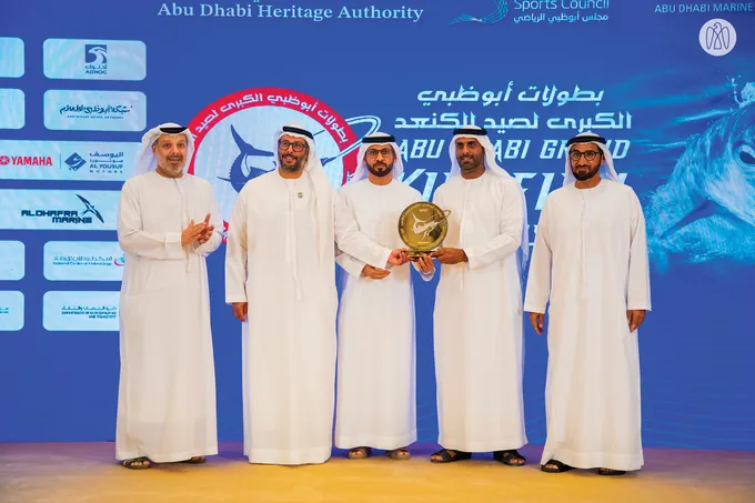 Ahmed bin Hamdan awards winners of Abu Dhabi Grand Kingfish Championships 2025