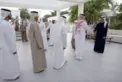 Hazza bin Zayed receives sheikhs, officials and citizens at Al Maqam Palace in Al Ain