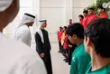 Hamdan bin Mohamed bin Zayed receives winners of UAE Wrestling Federation Cup and UAE Wrestling Clubs League for 2025–2026 season