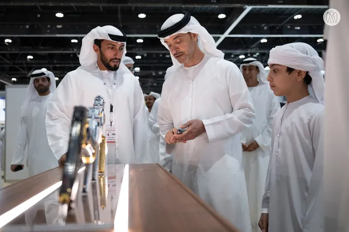 Hazza bin Zayed visits 22nd Abu Dhabi International Hunting and Equestrian Exhibition (ADIHEX)