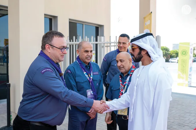 Khalifa bin Tahnoon bin Mohammed attends 31st Arab Scout Conference inauguration