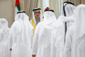 Mansour bin Zayed, Khaled bin Mohamed bin Zayed receive Crown Princes, sheikhs, well-wishers on Eid Al-Adha