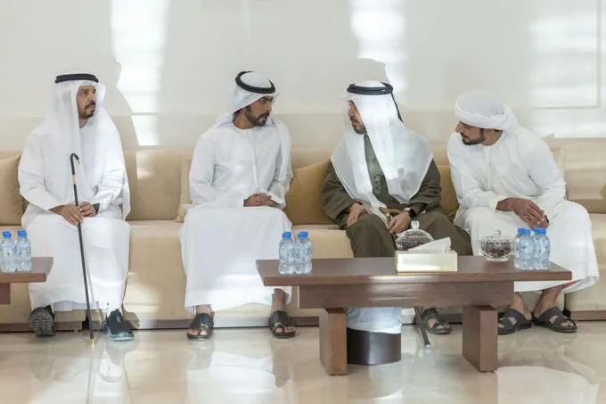 Khalifa bin Tahnoon bin Mohammed offers condolences on the passing of Ahmed Juan Al Dhaheri