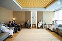 Khaled bin Mohamed bin Zayed meets with Microsoft Vice Chair and President Brad Smith