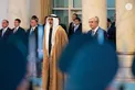 Crown Prince of Abu Dhabi arrives at Presidential Palace in Astana