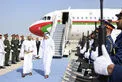 Khaled bin Mohamed bin Zayed receives Theyazin bin Haitham Al Said