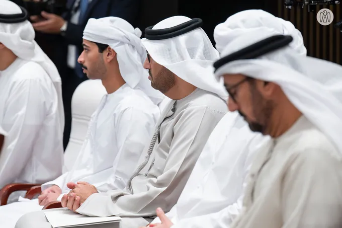 Crown Prince of Abu Dhabi meets UAE Nationals studying in Beijing
