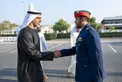 Khaled bin Mohamed bin Zayed and Hazza bin Zayed offer condolences to family of national duty martyr Abdalla Shamis Almenhali