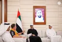 Khaled bin Mohamed bin Zayed meets McLaren Racing CEO