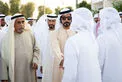 خليفة بن طحنون بن محمد يحضر حفل استقبال بمناسبة زفاف سالم جمعة المهيري