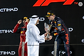 Khaled bin Mohamed bin Zayed Presents F1 Season World Champion Max Verstappen With Winner’s Trophy  