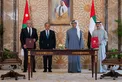 Mansour bin Zayed, Jordanian PM witness signing of agreement to develop railway network in Jordan, establish UAE–Jordan Railway Company