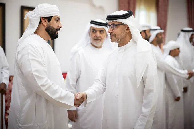 Hazza bin Zayed offers condolences on the passing of national duty martyr Saeed Abdalla Alshamsi