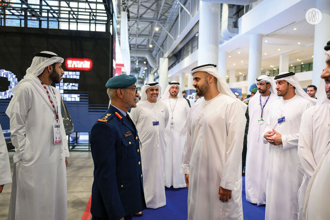 Theyab bin Mohamed bin Zayed visits Dubai Airshow 2023 