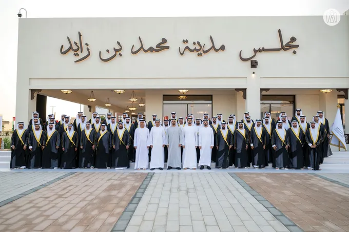 Theyab bin Mohamed bin Zayed attends group wedding of 60 grooms organised by Federal Authority for Identity, Citizenship, Customs and Port Security
