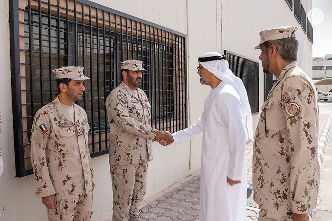 Khaled bin Mohamed bin Zayed visits Joint Operations Command to review Operation Gallant Knight/2 progress