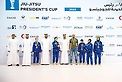 Hamdan bin Mohamed bin Zayed and Zayed bin Mohamed bin Zayed  award winners of Jiu-Jitsu President's Cup 2023