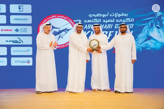 Ahmed bin Hamdan awards winners of Abu Dhabi Grand Kingfish Championships 2025
