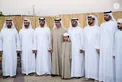 Hazza bin Zayed visits Nayel Rashed Saif Al Shamsi