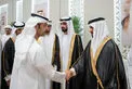 Hazza bin Zayed attends Al Shamsi, Al Darai, Al Neyadi weddings in Al Ain Region