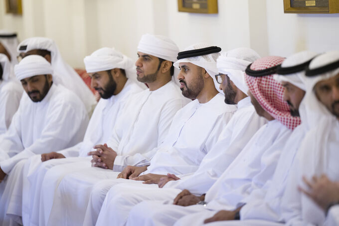 Theyab bin Mohamed bin Zayed offers condolences on the passing of Sabha Hamdan Al Ketbi