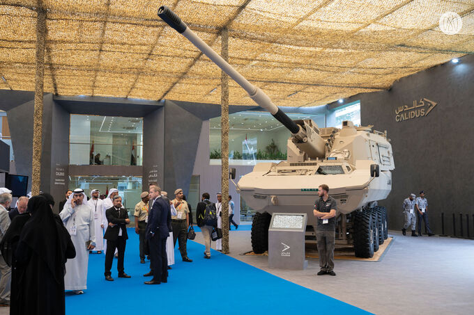 Khaled bin Mohamed bin Zayed visits IDEX 2025
