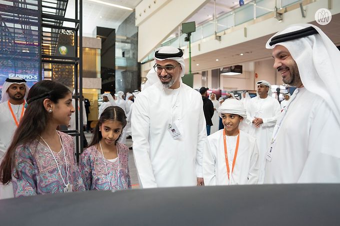 Khaled bin Mohamed bin Zayed visits IDEX and NAVDEX 2023