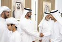 Zayed bin Hamdan bin Zayed attends Humaid Rashed Al Shamsi wedding reception