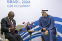 Crown Prince of Abu Dhabi holds discussions with President of South Africa at G20 summit