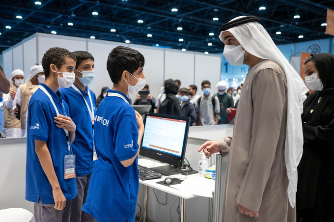 Khaled bin Mohamed bin Zayed visits Emirates Skills National Competition 2022