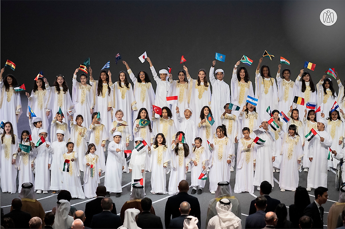 UAE President Mohamed bin Zayed attends the launch of Abu Dhabi Sustainability Week 2023