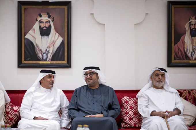 Mohammed bin Hamdan bin Zayed offers condolences on the passing of Fatima Matar Al Shamsi