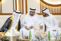Khalifa bin Tahnoon bin Mohammed attends Humaid Rashed Al Shamsi wedding reception