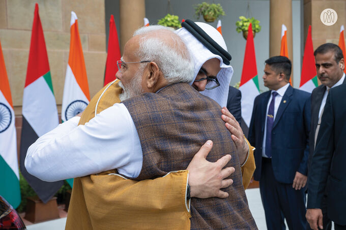 Crown Prince of Abu Dhabi arrives in New Delhi on official visit to India