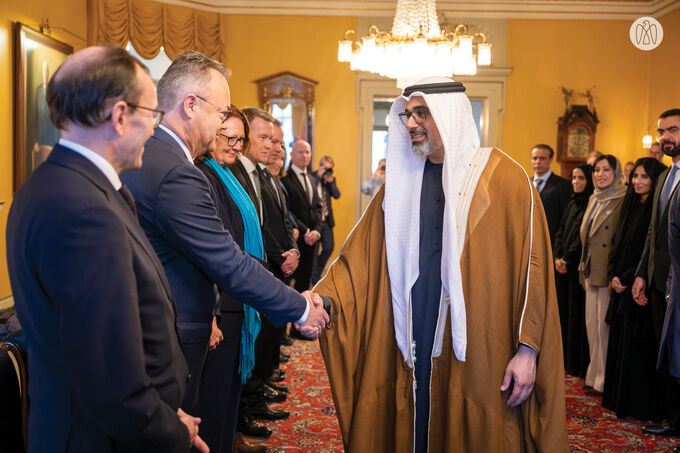 Crown Prince of Abu Dhabi meets with Prime Minister of Norway