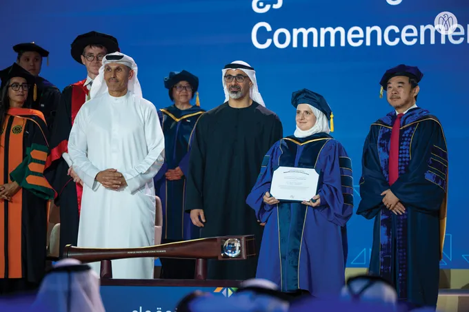 Khaled bin Mohamed bin Zayed attends Mohamed bin Zayed University of Artificial Intelligence 2026 commencement ceremony
