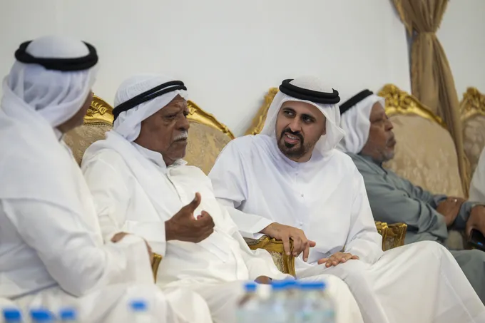 Theyab bin Mohamed bin Zayed offers condolences on the passing of national duty martyr Issa Ghuloom Al Balushi