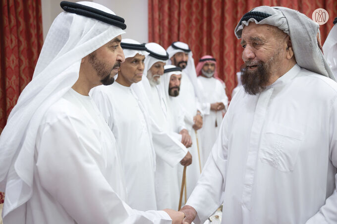Hamdan bin Zayed receives well-wishers for holy month of Ramadan