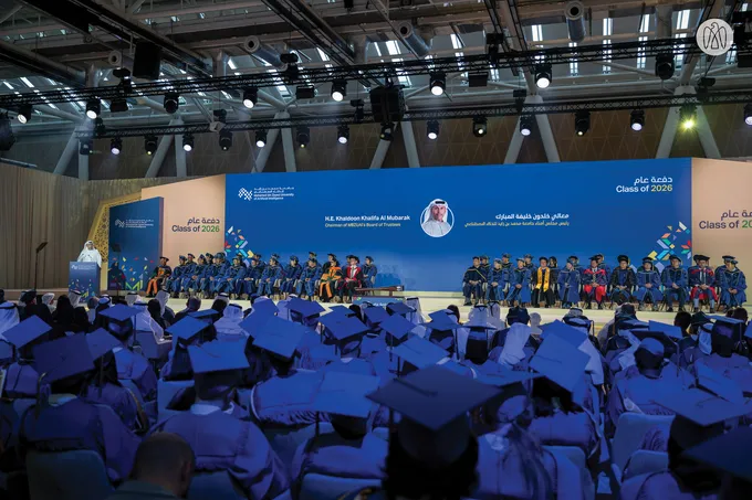Khaled bin Mohamed bin Zayed attends Mohamed bin Zayed University of Artificial Intelligence 2026 commencement ceremony