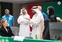 Nahyan bin Zayed and Theyab bin Mohamed bin Zayed attend Open Masters Games Abu Dhabi 2026