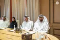 Hazza bin Zayed receives delegation from Abu Dhabi Heritage Authority and reviews strategic projects and initiatives in Al Ain Region