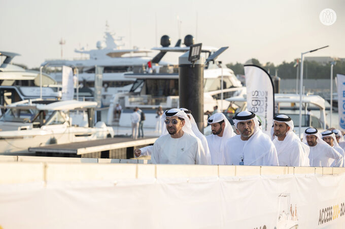 Hamdan bin Zayed visits 6th Abu Dhabi International Boat Show