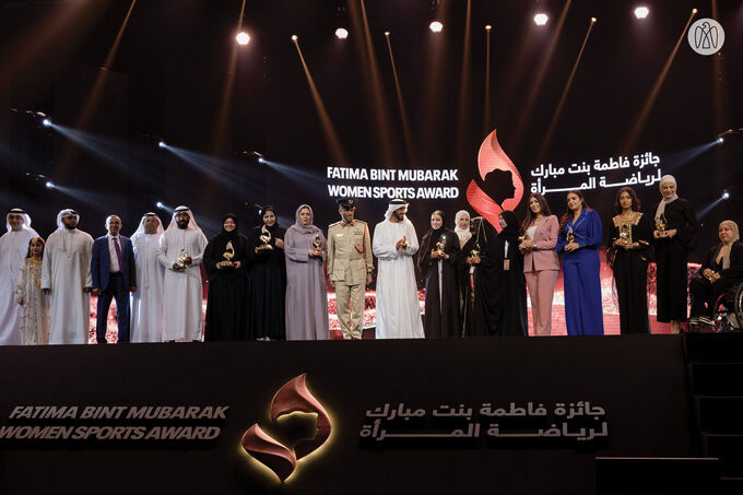 Nahyan Bin Zayed crowns the winners of the seventh Fatima Bint Mubarak Women Sports Award